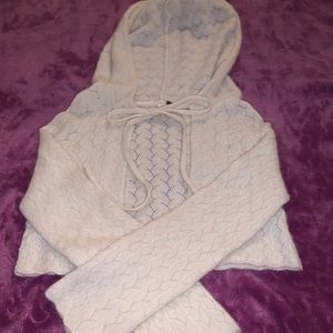 Free people angora shrug